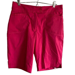 TAIL Pink High Rise Bermuda Golf Shorts 10” Size 8
